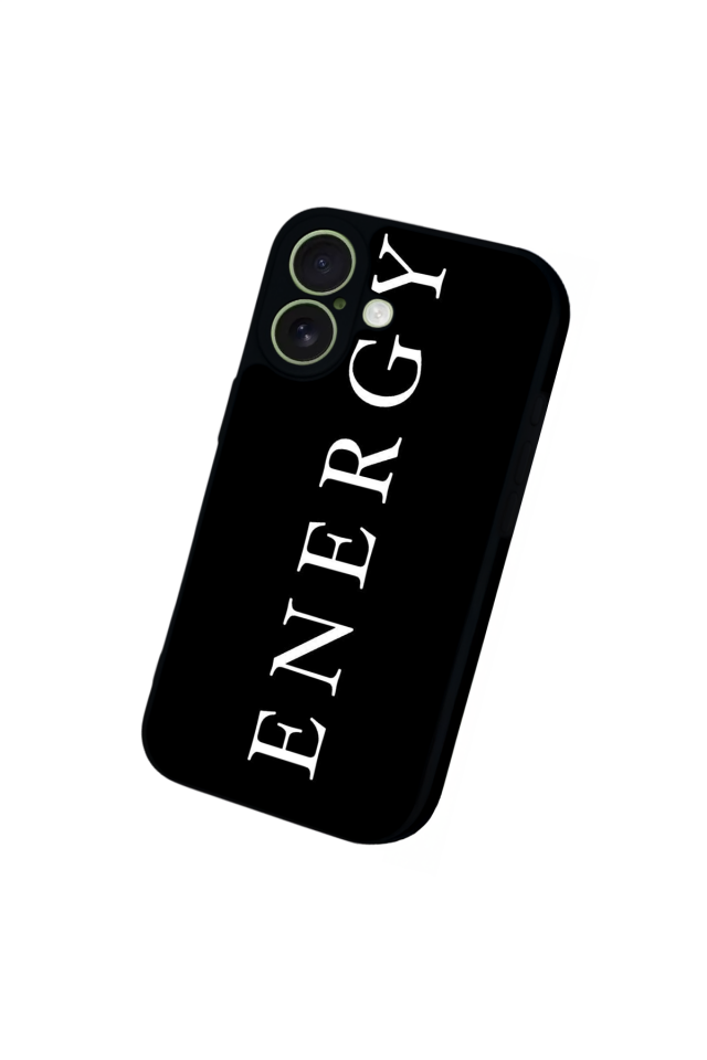 iPhone 17 Uyumlu Energy Tasarımlı Glossy Premium Kılıf