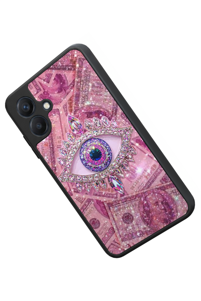 Samsung Galaxy A07 Uyumlu Göz Tasarımlı Glossy Premium Kılıf