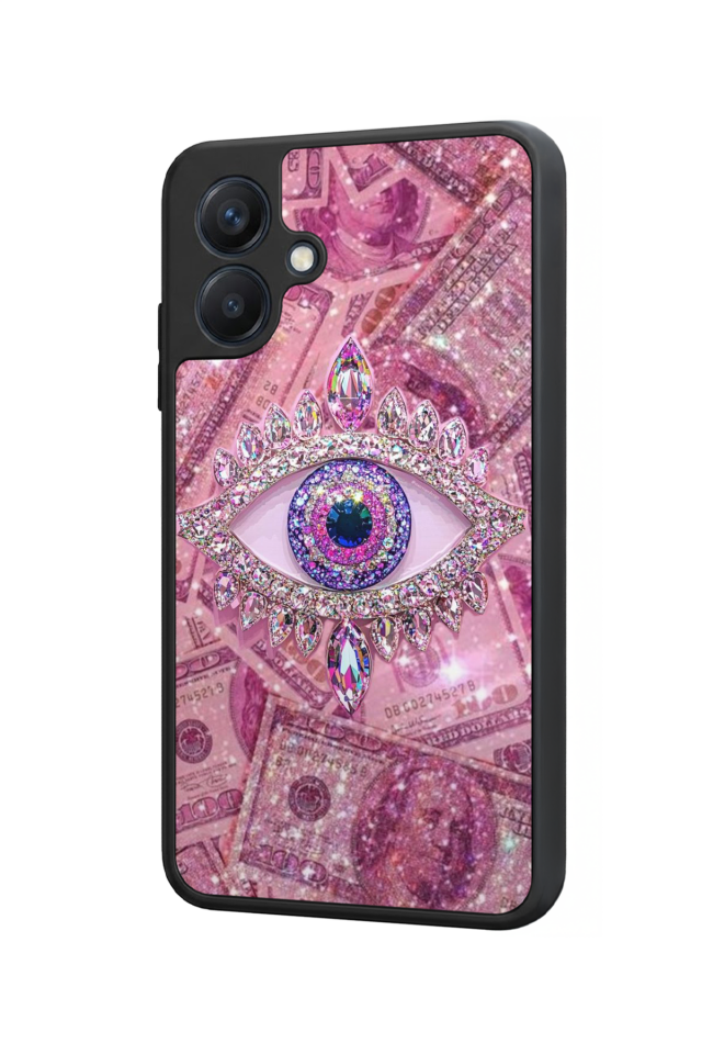 Samsung Galaxy A07 Uyumlu Göz Tasarımlı Glossy Premium Kılıf
