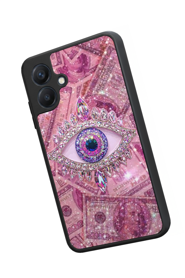 Samsung Galaxy A07 Uyumlu Göz Tasarımlı Glossy Premium Kılıf