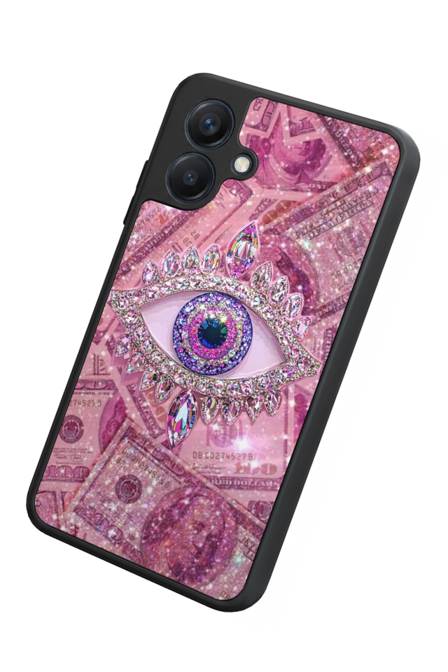 Samsung Galaxy A07 Uyumlu Göz Tasarımlı Glossy Premium Kılıf