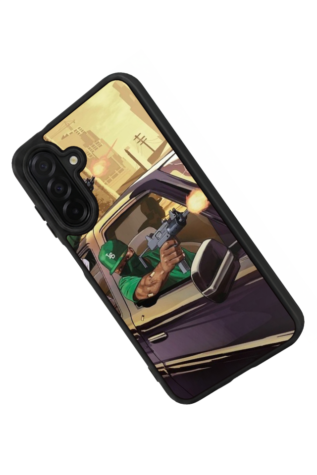 Samsung Galaxy A56 Uyumlu GTA Tasarımlı Glossy Premium Kılıf