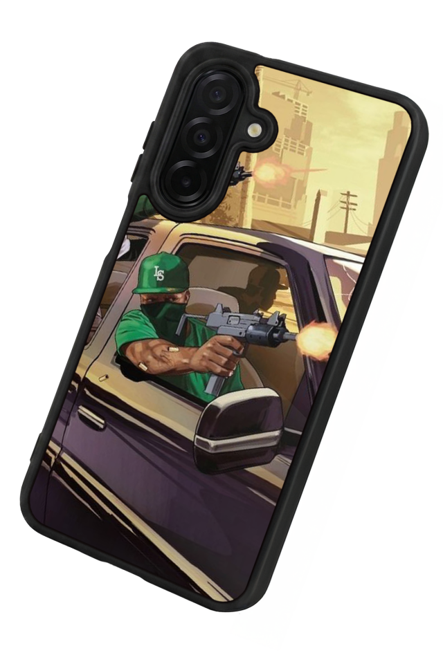 Samsung Galaxy A56 Uyumlu GTA Tasarımlı Glossy Premium Kılıf