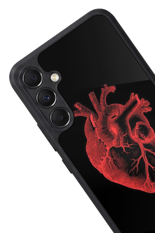 Samsung Galaxy M34 Uyumlu Kalp Love Tasarımlı Glossy Premium Kılıf