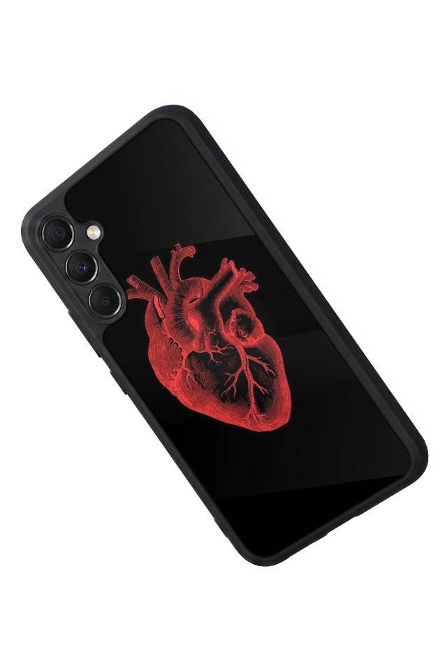 Samsung Galaxy M34 Uyumlu Kalp Love Tasarımlı Glossy Premium Kılıf