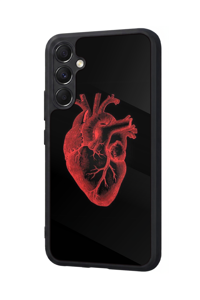 Samsung Galaxy M34 Uyumlu Kalp Love Tasarımlı Glossy Premium Kılıf