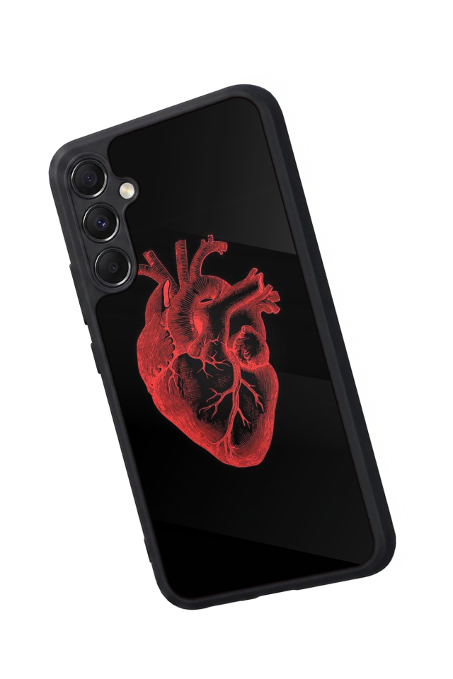 Samsung Galaxy M34 Uyumlu Kalp Love Tasarımlı Glossy Premium Kılıf