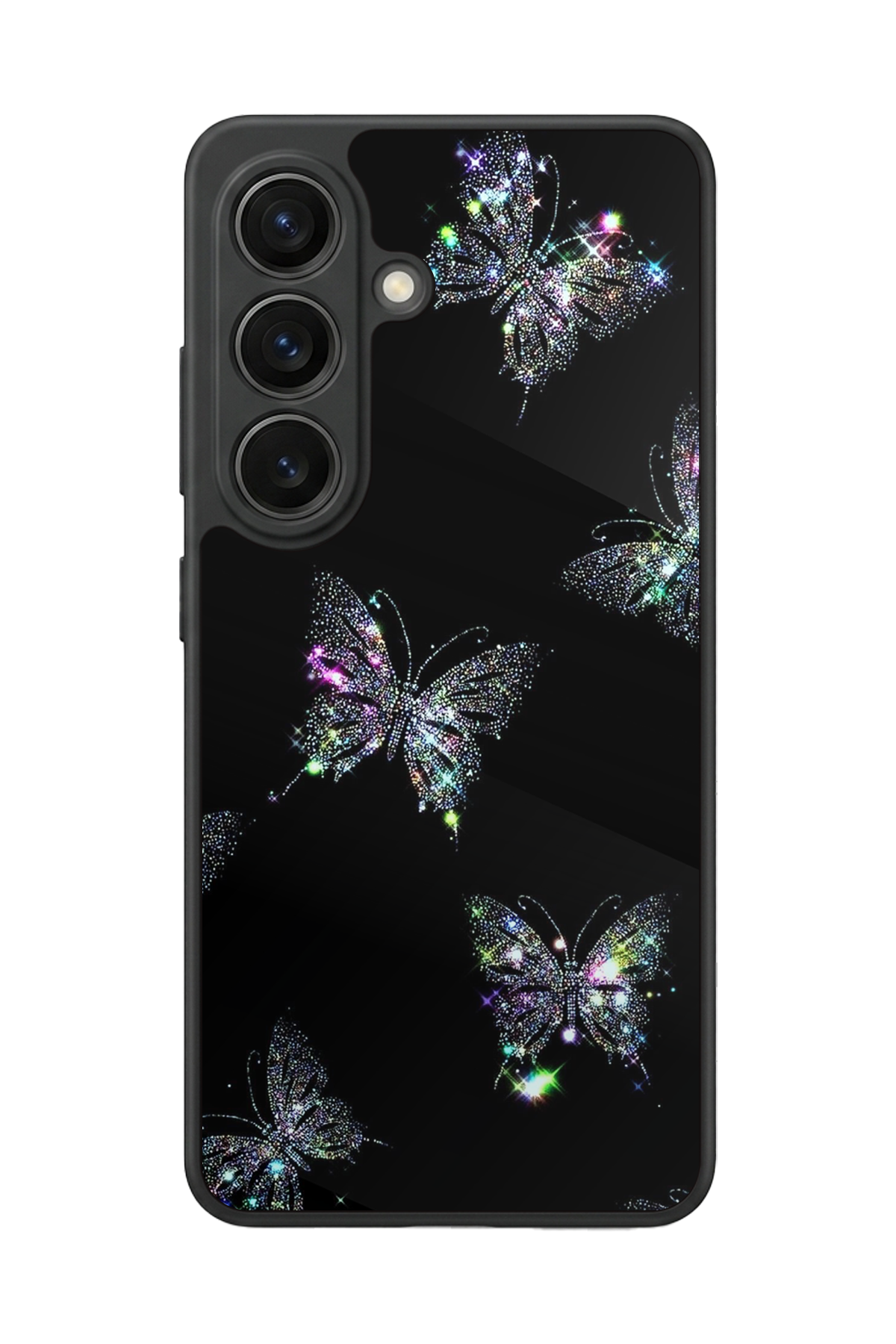 Samsung Galaxy S26 Uyumlu Kelebek Tasarımlı Glossy Premium Kılıf
