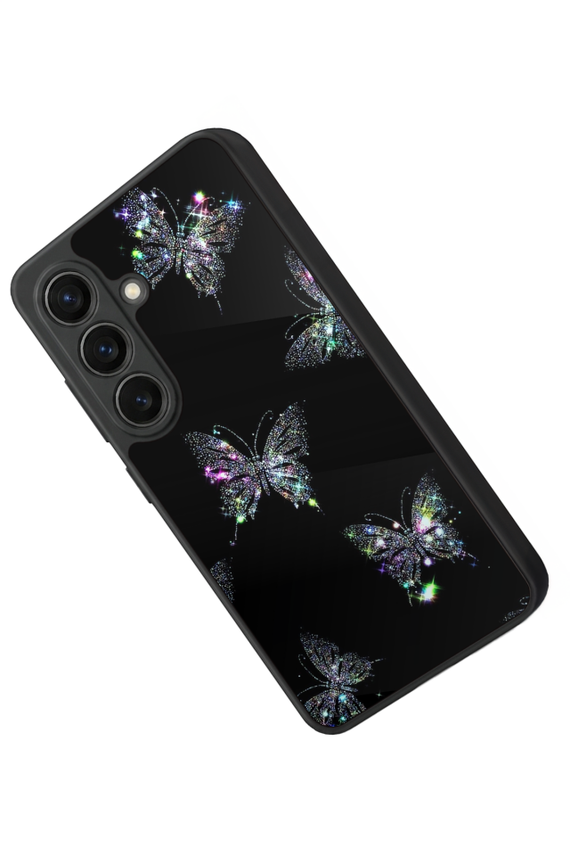 Samsung Galaxy S26 Uyumlu Kelebek Tasarımlı Glossy Premium Kılıf
