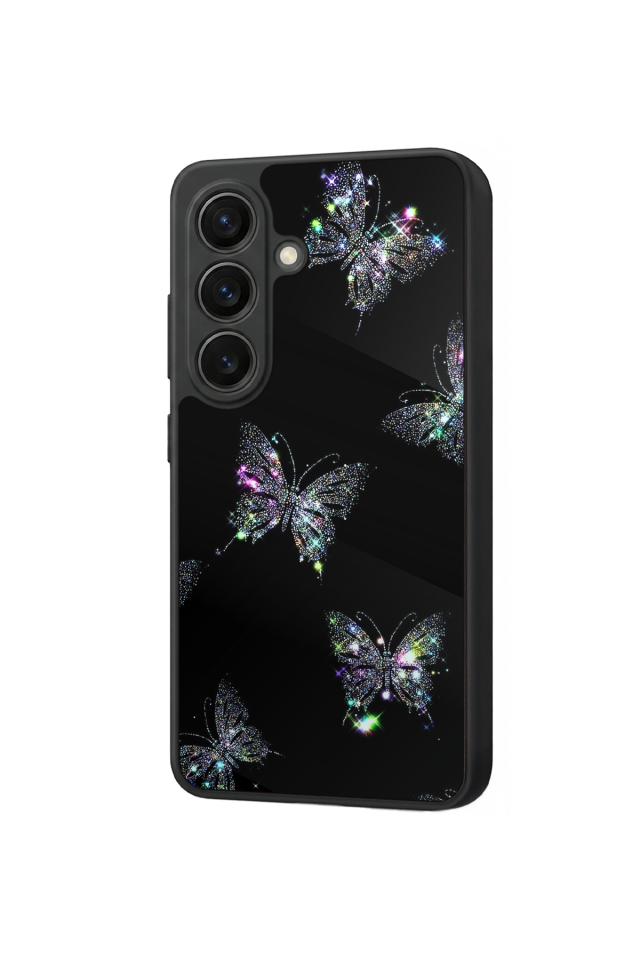 Samsung Galaxy S26 Uyumlu Kelebek Tasarımlı Glossy Premium Kılıf