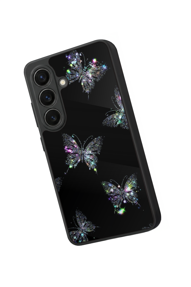 Samsung Galaxy S26 Uyumlu Kelebek Tasarımlı Glossy Premium Kılıf