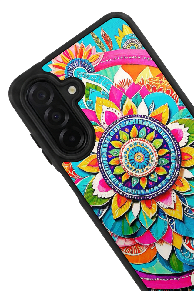 Samsung Galaxy A56 Uyumlu Mandala Tasarımlı Glossy Premium Kılıf