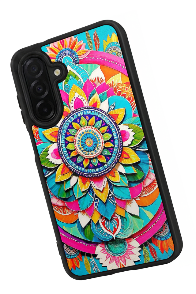 Samsung Galaxy A56 Uyumlu Mandala Tasarımlı Glossy Premium Kılıf