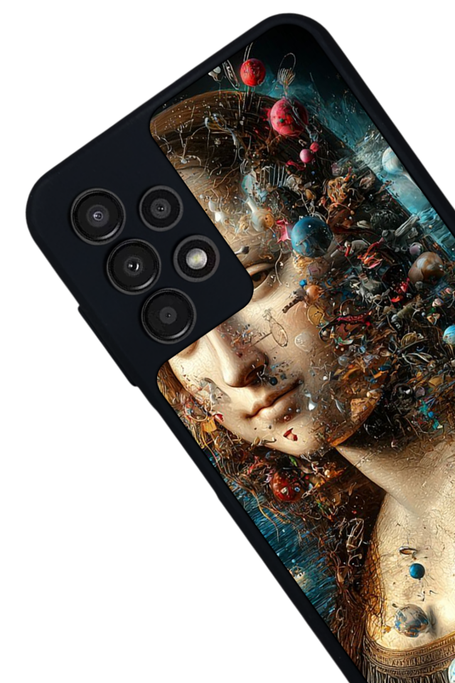 Samsung Galaxy A23 Uyumlu Monalisa Tasarımlı Glossy Premium Kılıf