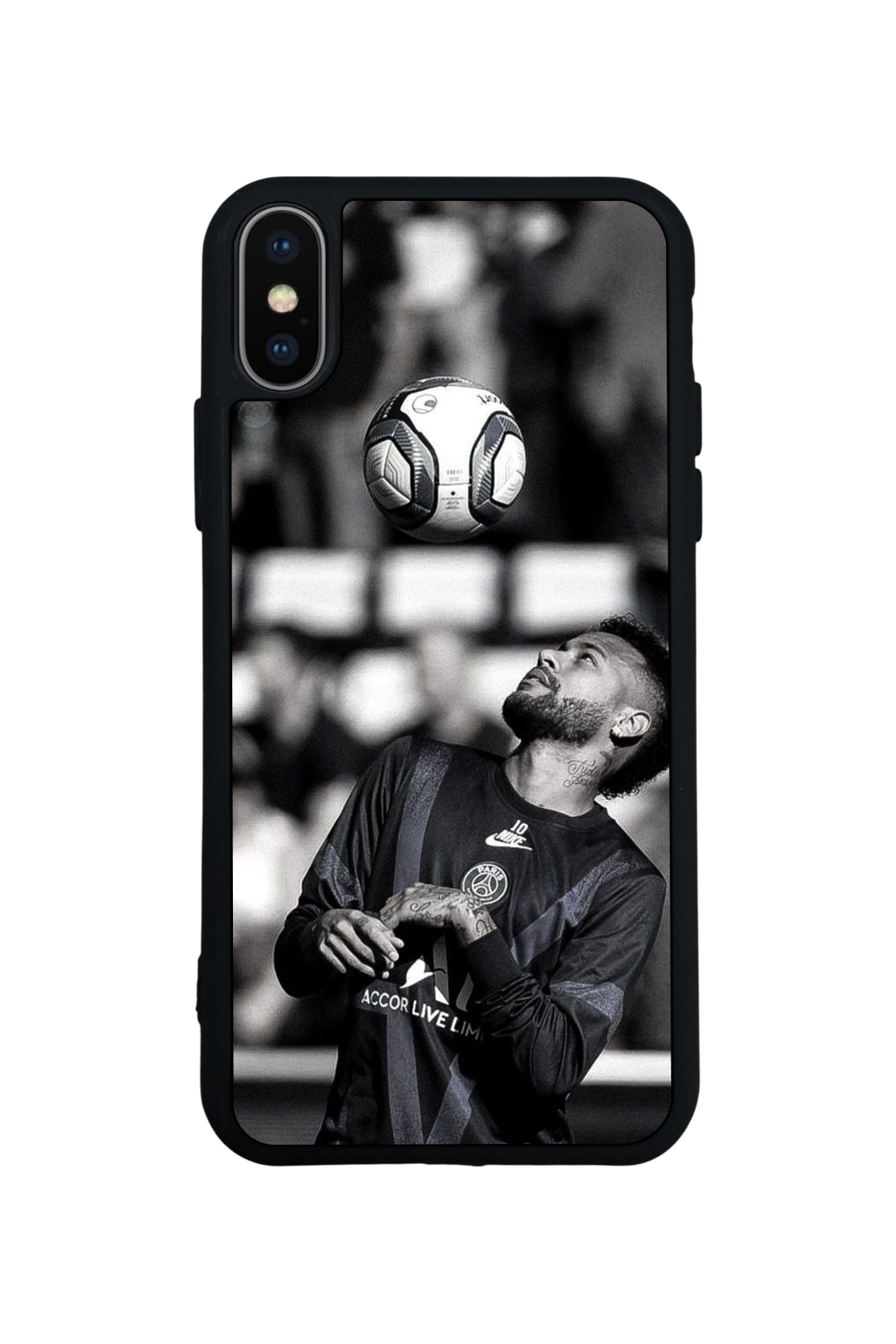 iPhone XS Max Uyumlu Neymar Tasarımlı Glossy Premium Kılıf