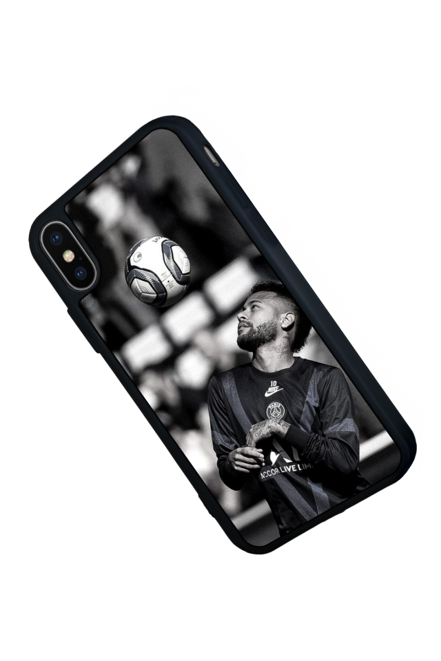 iPhone XS Max Uyumlu Neymar Tasarımlı Glossy Premium Kılıf