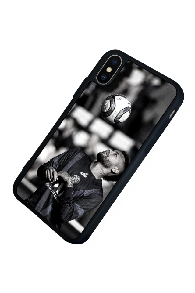 iPhone XS Max Uyumlu Neymar Tasarımlı Glossy Premium Kılıf