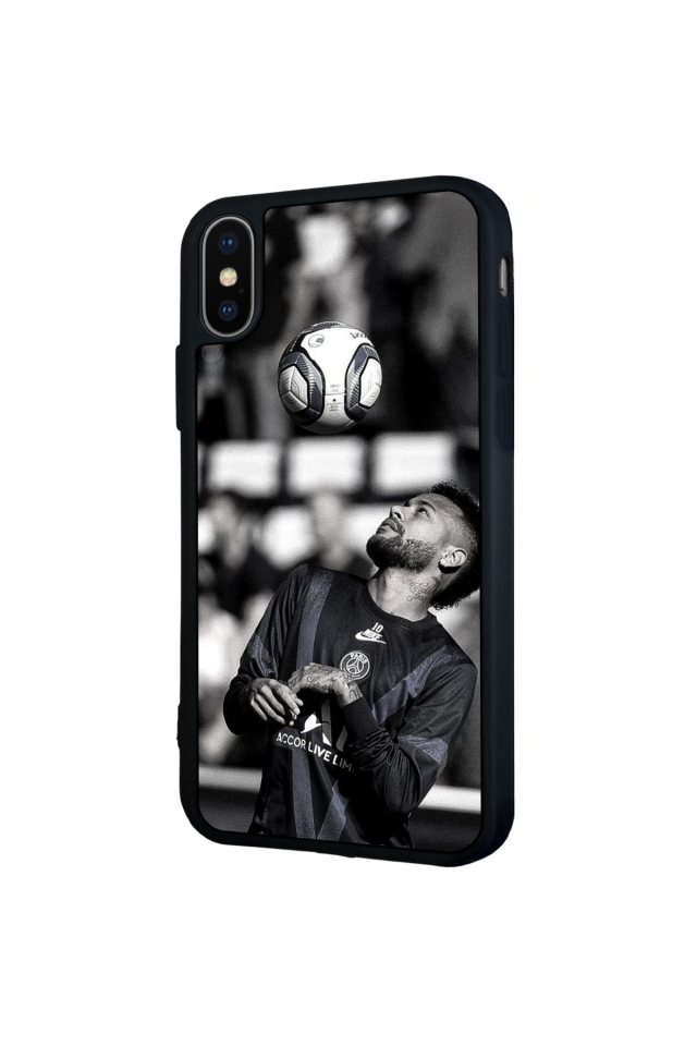 iPhone XS Max Uyumlu Neymar Tasarımlı Glossy Premium Kılıf