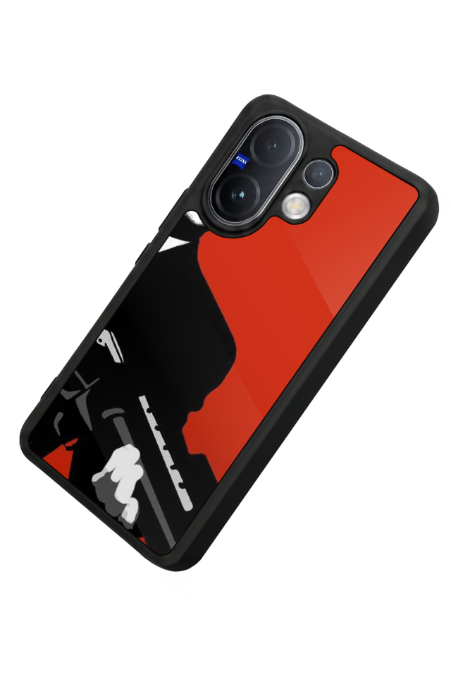 Vivo V60 Uyumlu Scarface Tasarımlı Glossy Premium Kılıf
