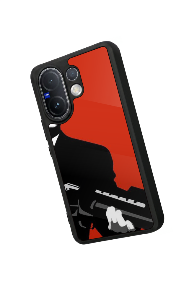 Vivo V60 Uyumlu Scarface Tasarımlı Glossy Premium Kılıf