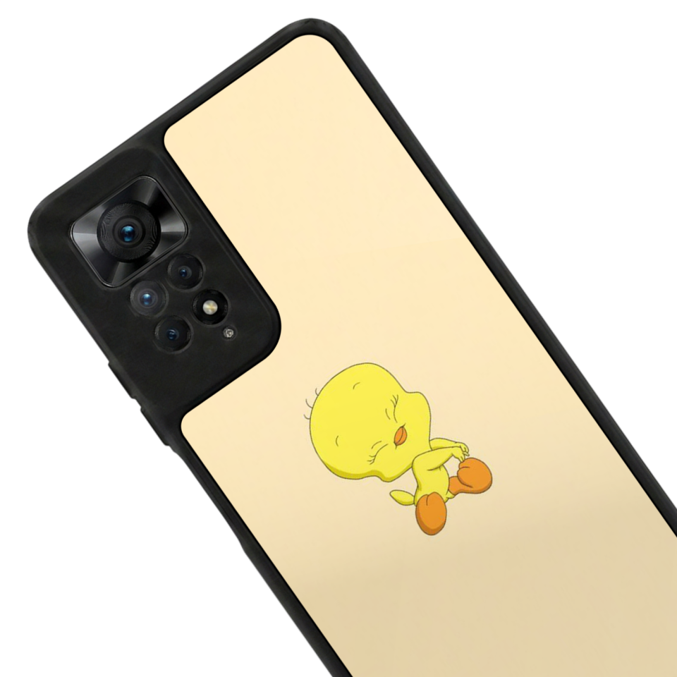 Xiaomi Redmi Note 11 Pro Uyumlu Tweety Tasarımlı Glossy Premium Kılıf