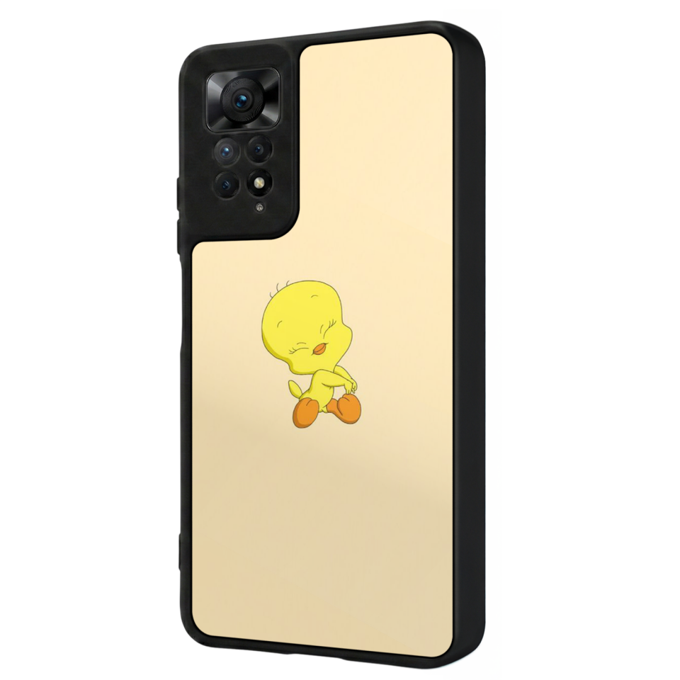Xiaomi Redmi Note 11 Pro Uyumlu Tweety Tasarımlı Glossy Premium Kılıf
