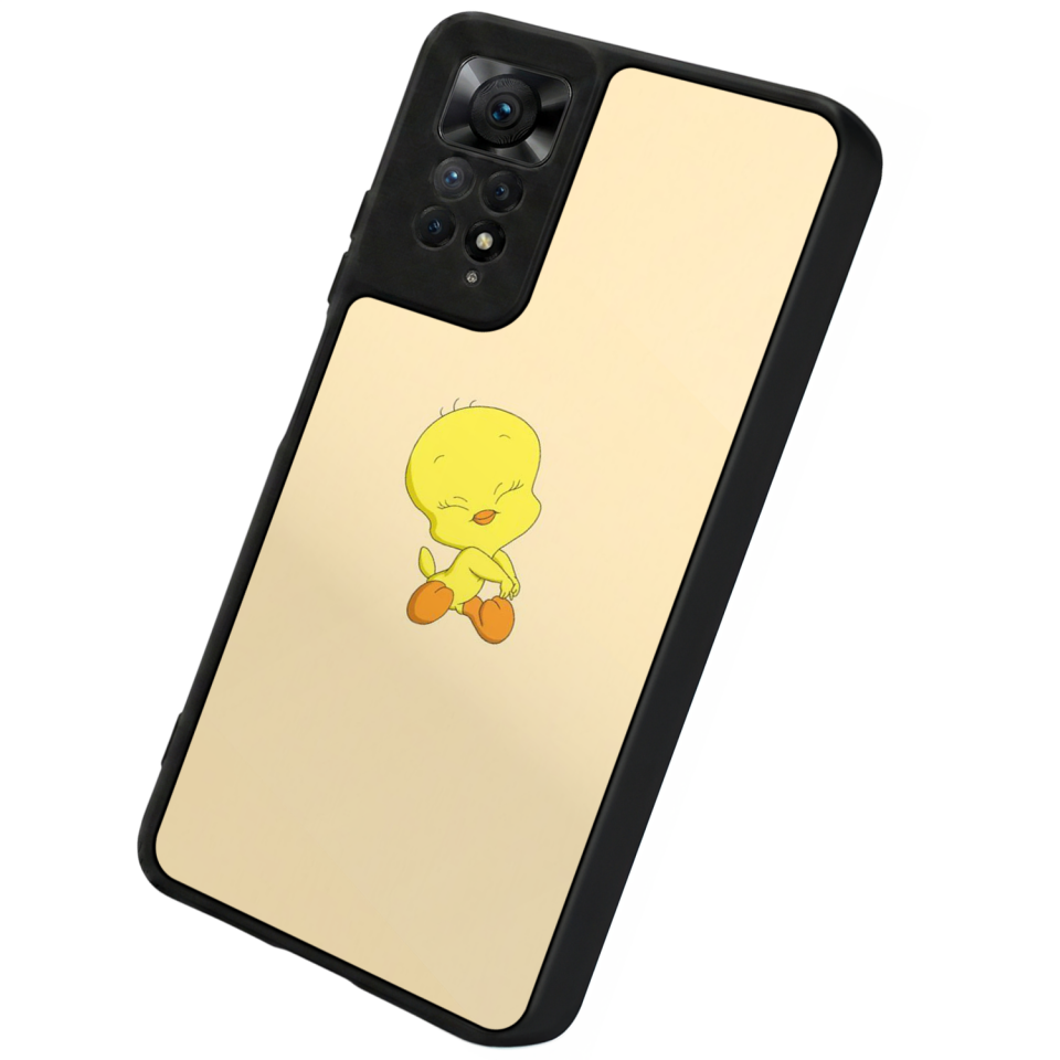 Xiaomi Redmi Note 11 Pro Uyumlu Tweety Tasarımlı Glossy Premium Kılıf