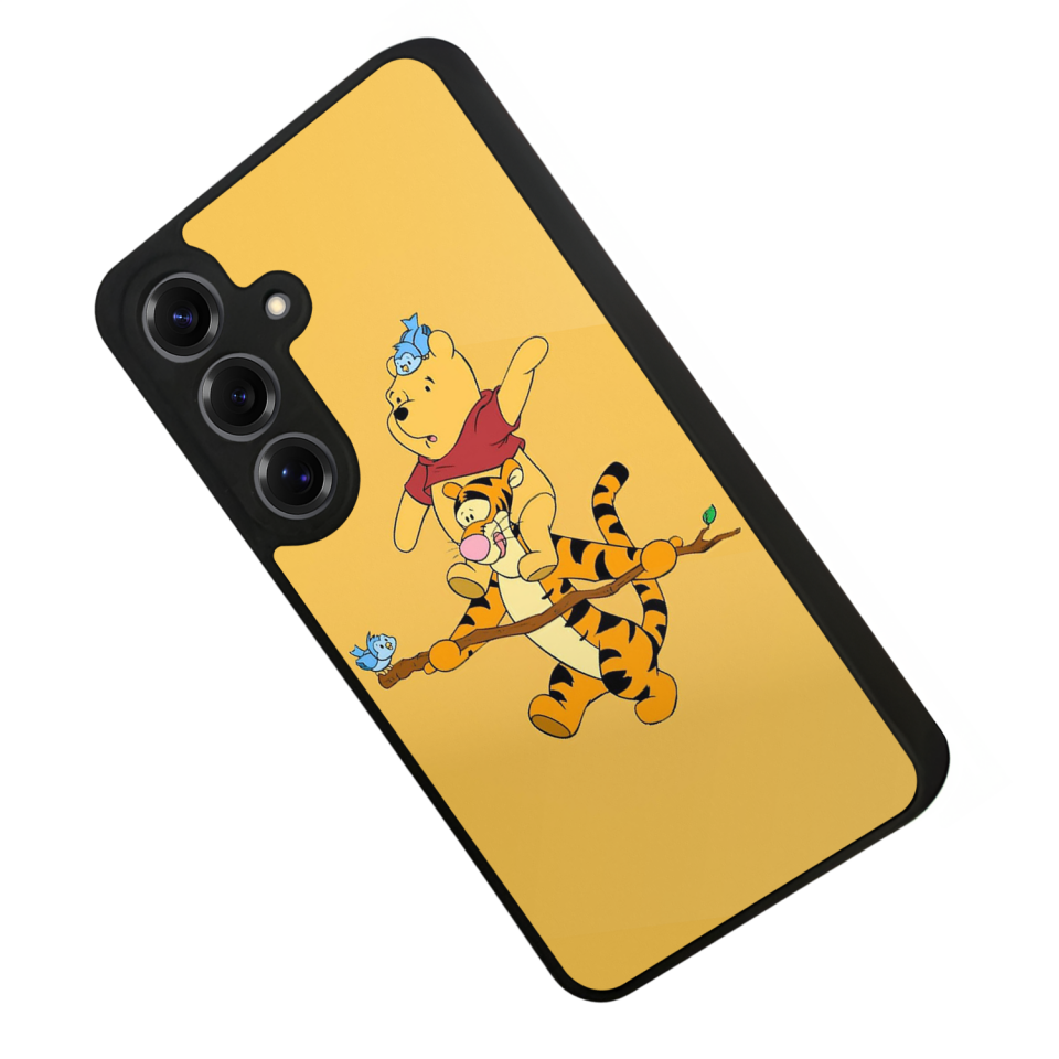 Samsung Galaxy S25 Uyumlu Winnie Tasarımlı Glossy Premium Kılıf