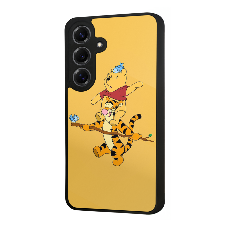 Samsung Galaxy S25 Uyumlu Winnie Tasarımlı Glossy Premium Kılıf