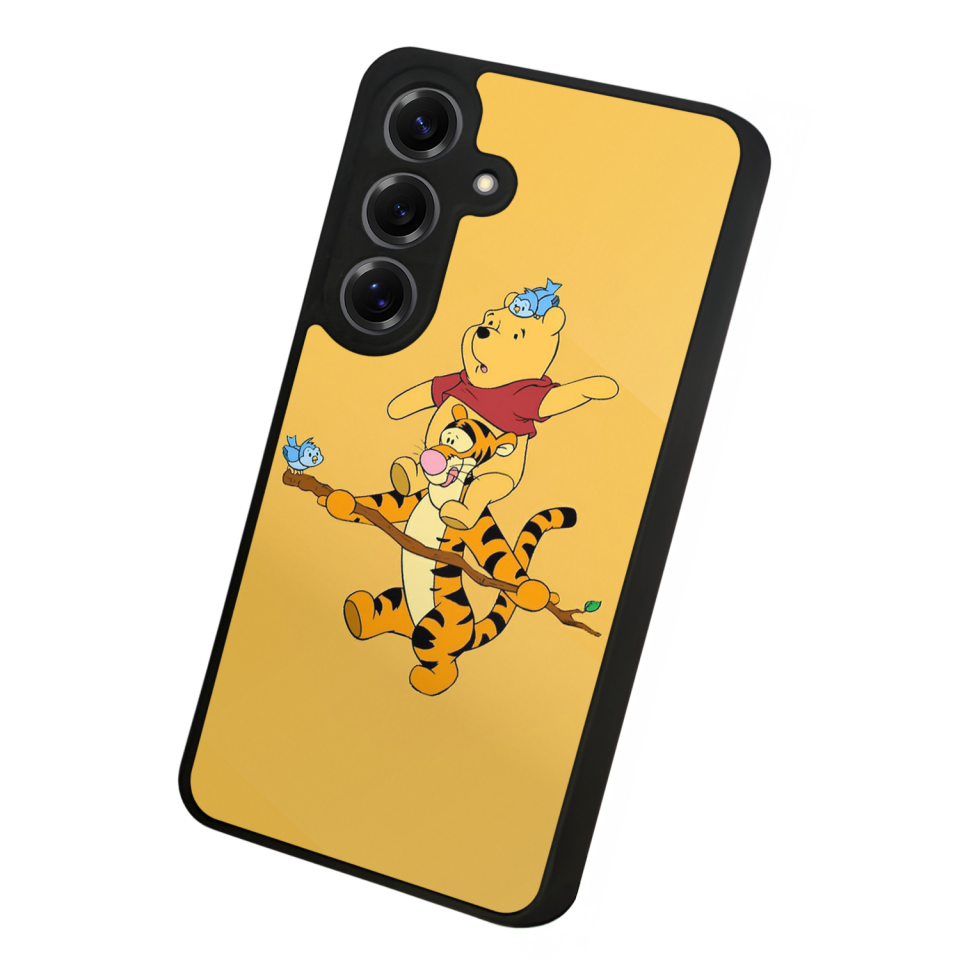 Samsung Galaxy S25 Uyumlu Winnie Tasarımlı Glossy Premium Kılıf