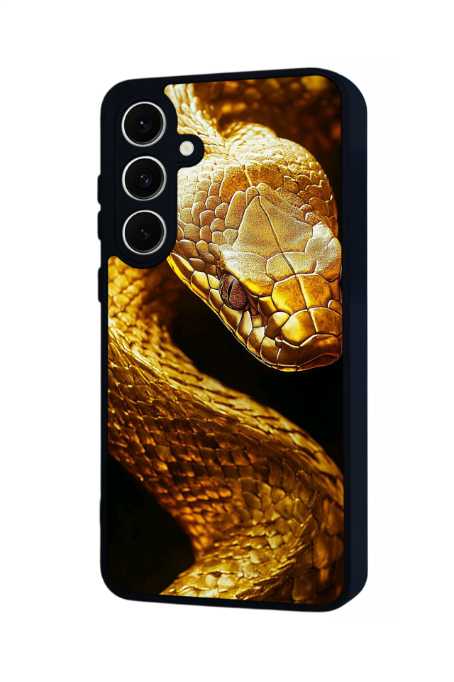 Samsung Galaxy A16 Uyumlu Yılan Tasarımlı Glossy Premium Kılıf