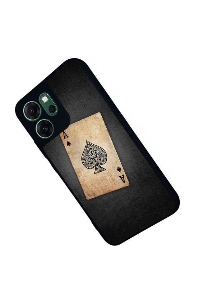 Oppo Reno 14F Uyumlu Kart Tasarımlı Glossy Premium Kılıf