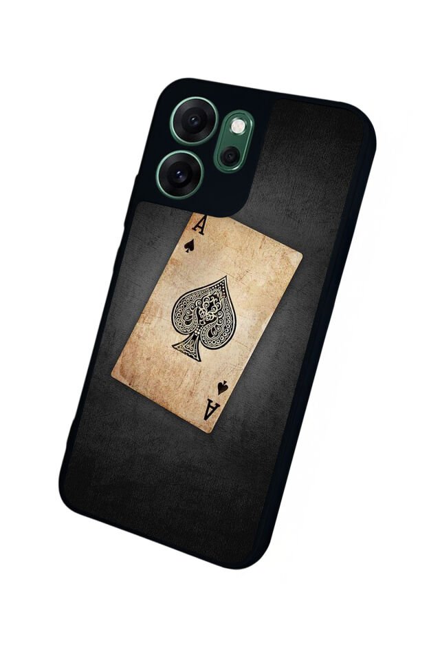 Oppo Reno 14F Uyumlu Kart Tasarımlı Glossy Premium Kılıf