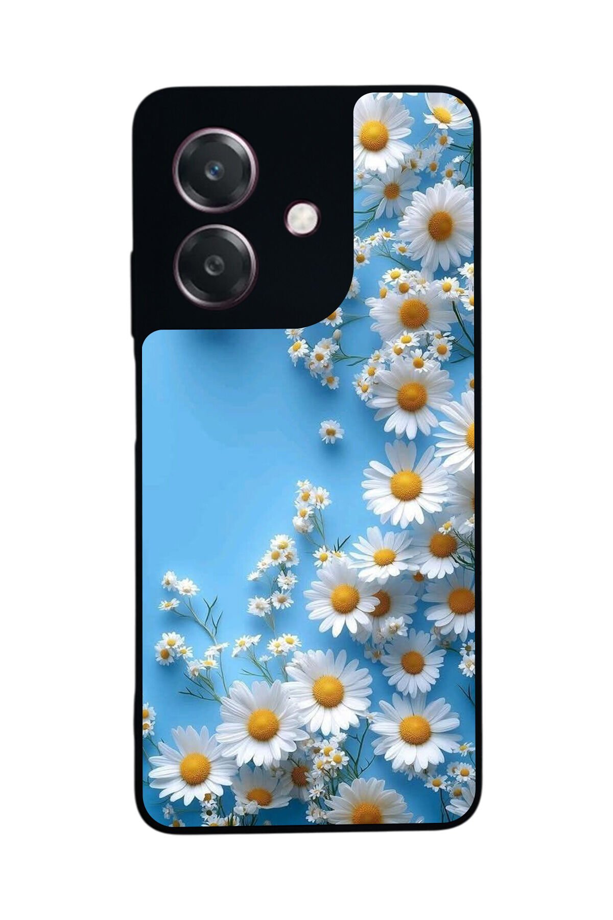 Oppo A3 5G Uyumlu Cicek Tasarımlı Glossy Premium Kılıf