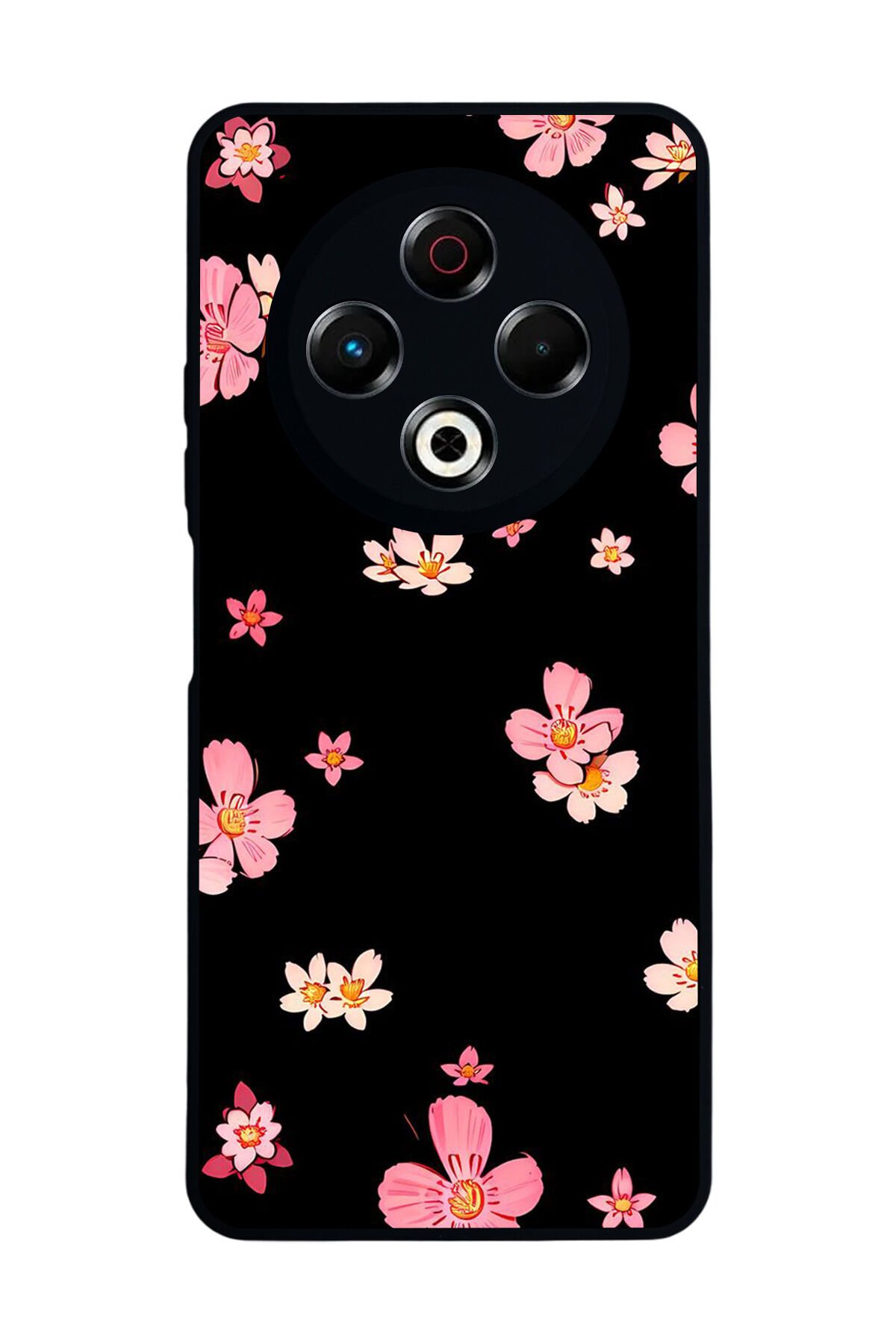 Tecno Spark 30 Uyumlu Floral Tasarımlı Glossy Premium Kılıf