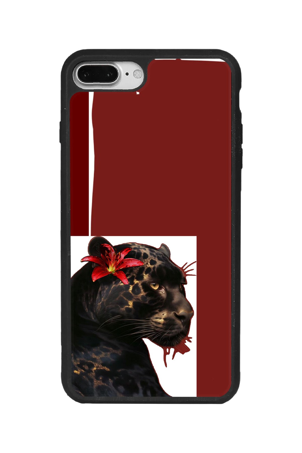 Apple iPhone 7 Plus Siyah Silikon Kılıf Çiziklere ve Darbelere Karşı Koruma