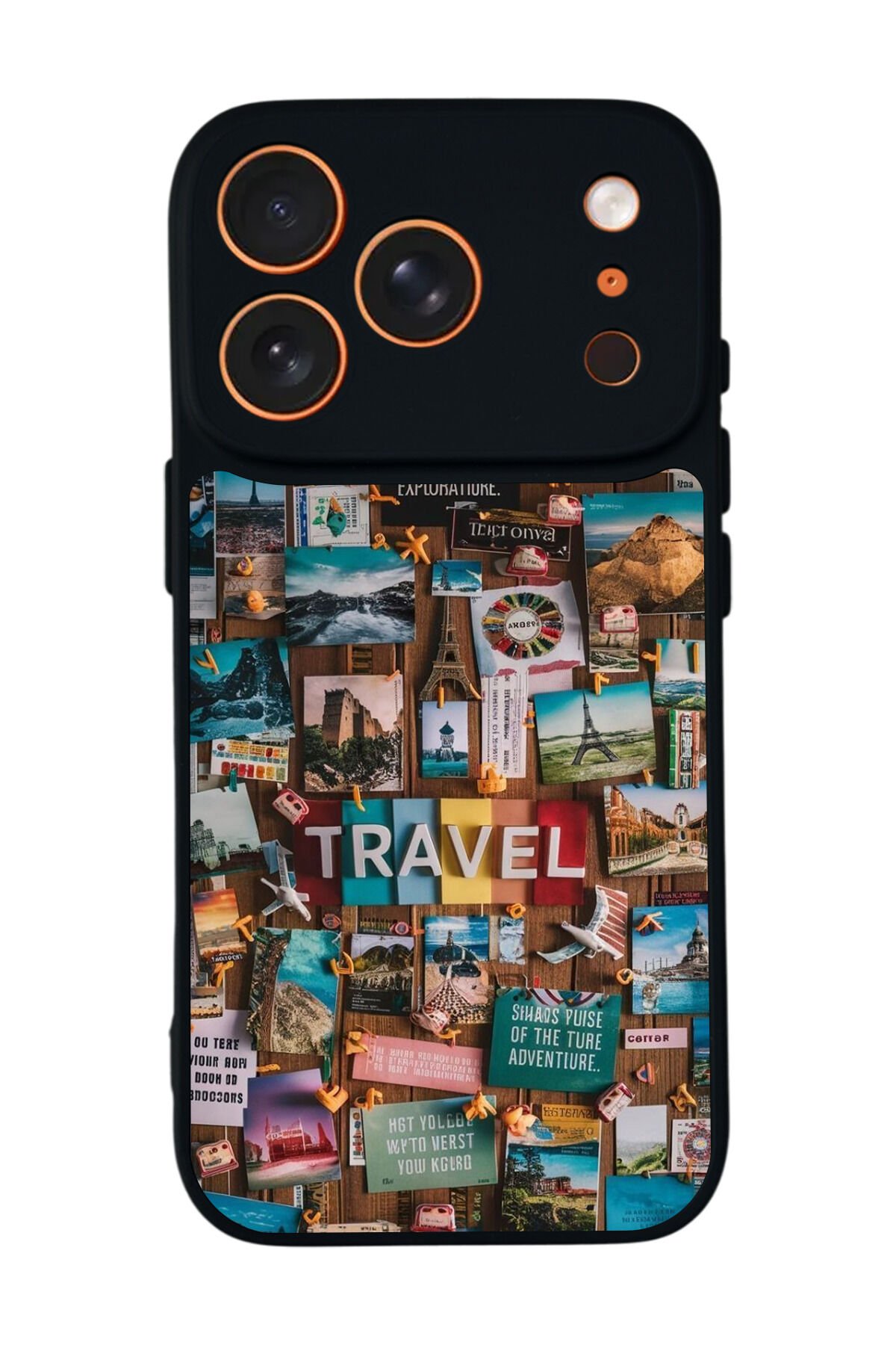 iPhone 17 Pro Uyumlu Poster Tasarımlı Glossy Premium Kılıf