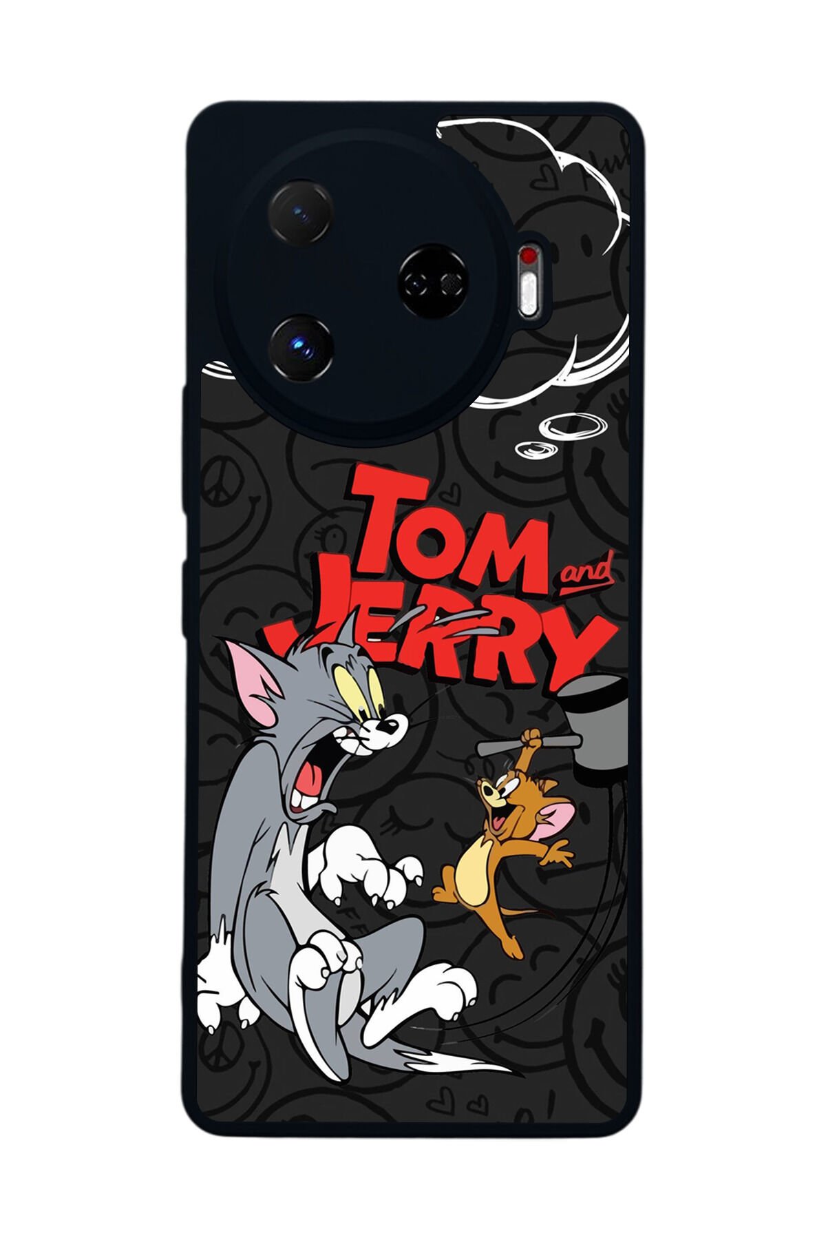 Tecno Camon 30 Pro Uyumlu Tom And Jerry Tasarımlı Glossy Premium Kılıf