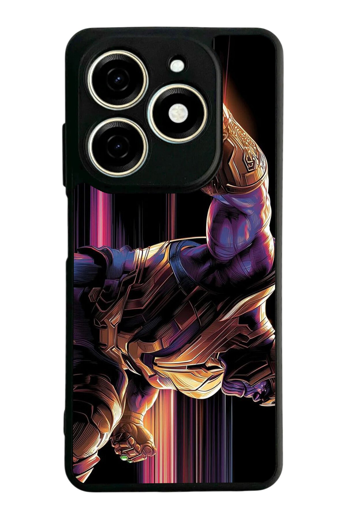 Infınıx Smart 8 Pro Uyumlu Thanos Tasarımlı Glossy Premium Kılıf