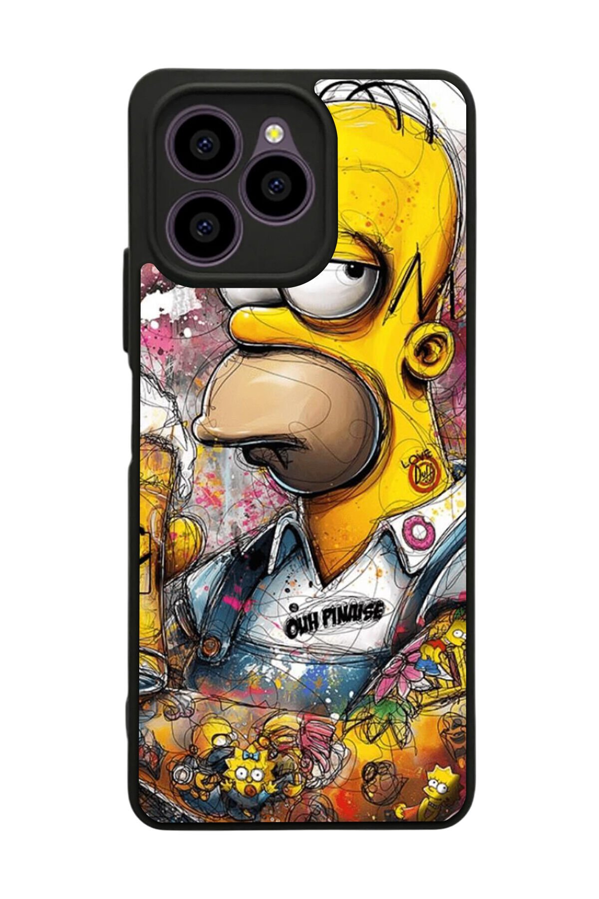Omix X6 Uyumlu The Simpsons Tasarımlı Glossy Premium Kılıf