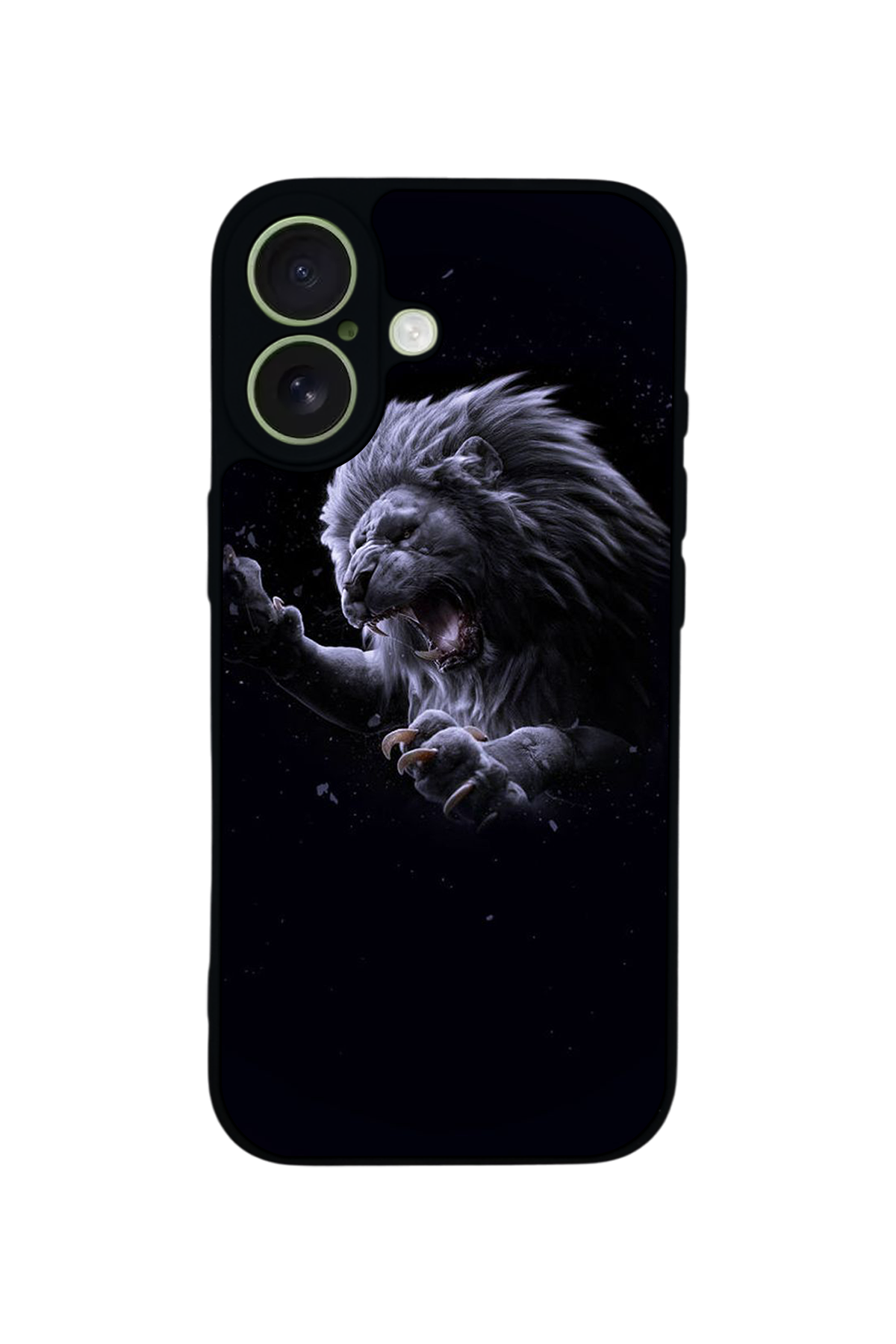 iPhone 17 Uyumlu Aslan Tasarımlı Glossy Premium Kılıf