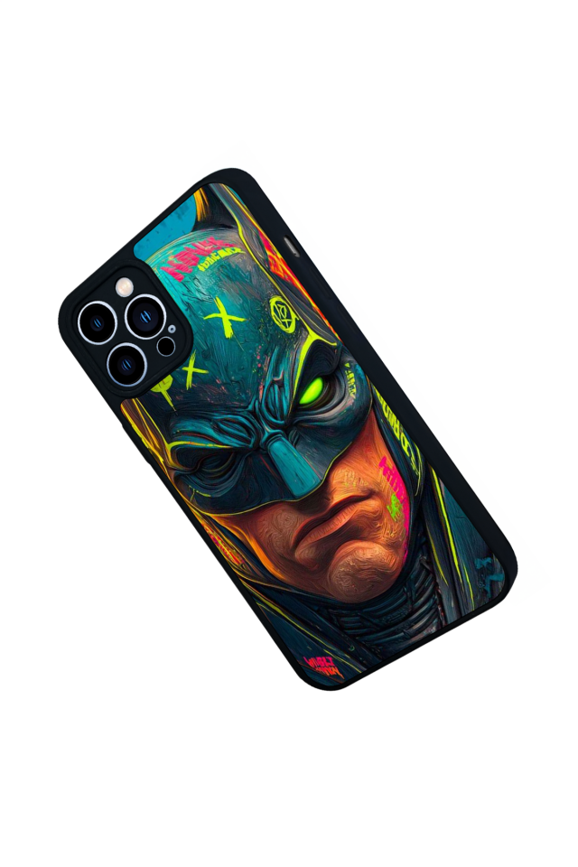 iPhone 12 Pro Max Uyumlu Batman Tasarımlı Glossy Premium Kılıf