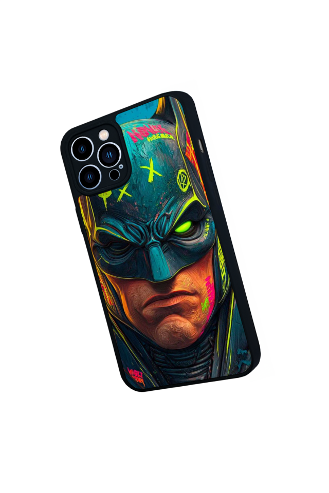 iPhone 12 Pro Max Uyumlu Batman Tasarımlı Glossy Premium Kılıf