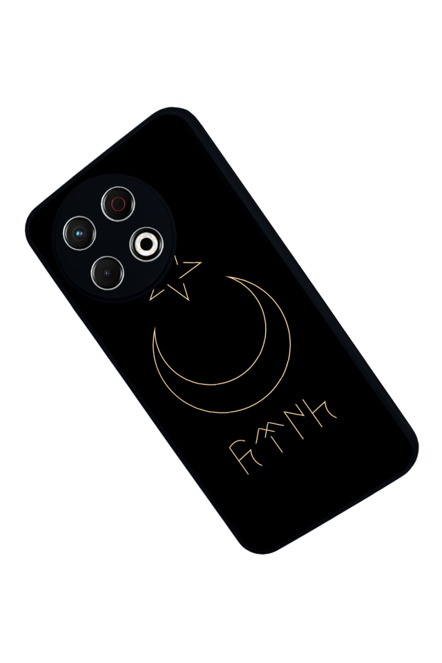 Tecno Spark 30 Pro Uyumlu Bozkurt Tasarımlı Glossy Premium Kılıf