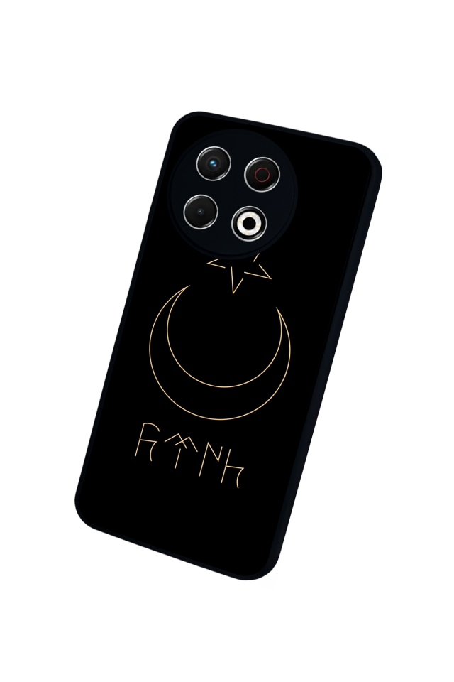 Tecno Spark 30 Pro Uyumlu Bozkurt Tasarımlı Glossy Premium Kılıf