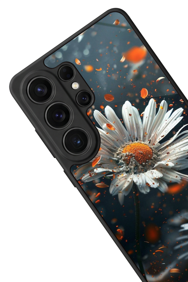 Samsung Galaxy S26 Ultra Uyumlu Cicek Tasarımlı Glossy Premium Kılıf