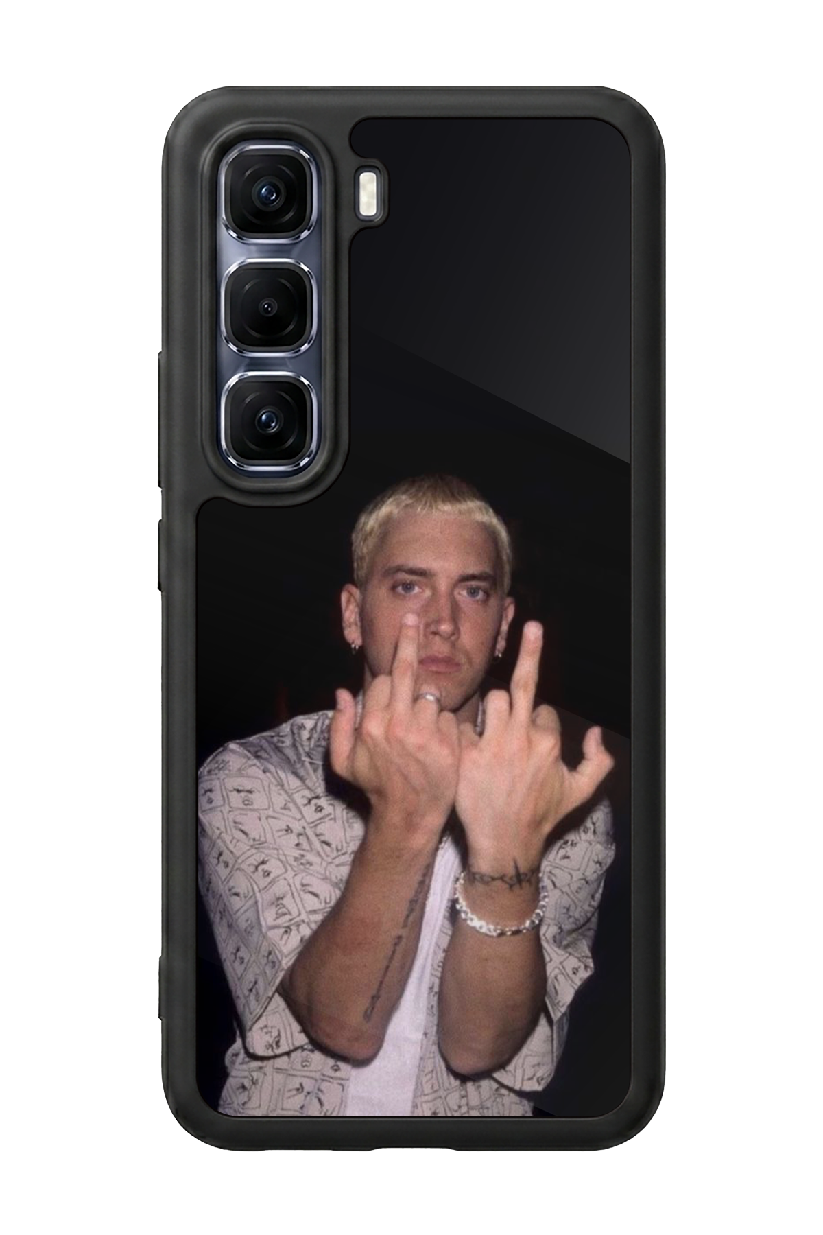 Infinix Hot 60 Pro Plus Uyumlu Eminem Tasarımlı Glossy Premium Kılıf