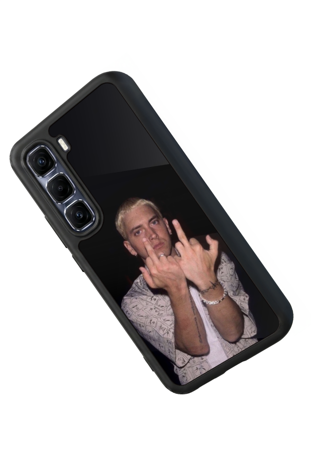 Infinix Hot 60 Pro Plus Uyumlu Eminem Tasarımlı Glossy Premium Kılıf