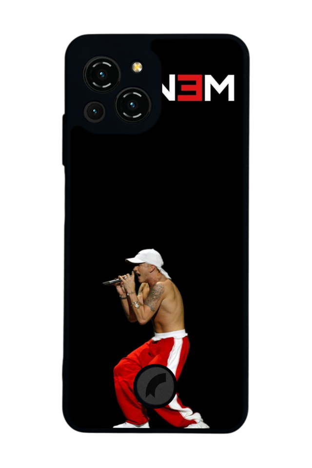 Reeder S23 Pro Max Uyumlu Eminem Tasarımlı Glossy Premium Kılıf