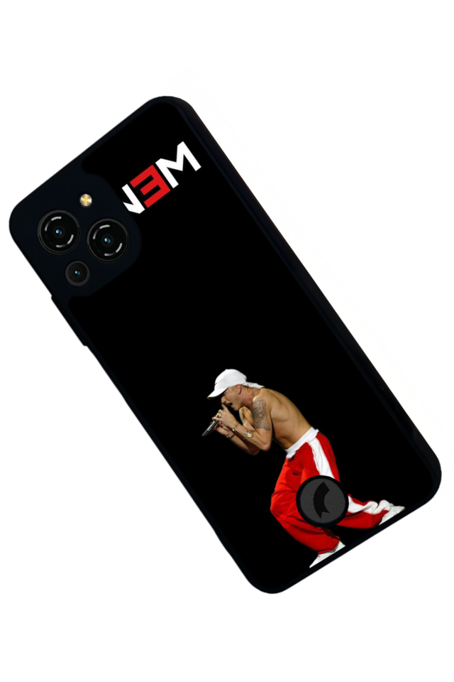 Reeder S23 Pro Max Uyumlu Eminem Tasarımlı Glossy Premium Kılıf